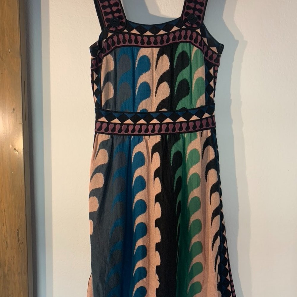 M Missoni Intarsia Knit A-Line Dress